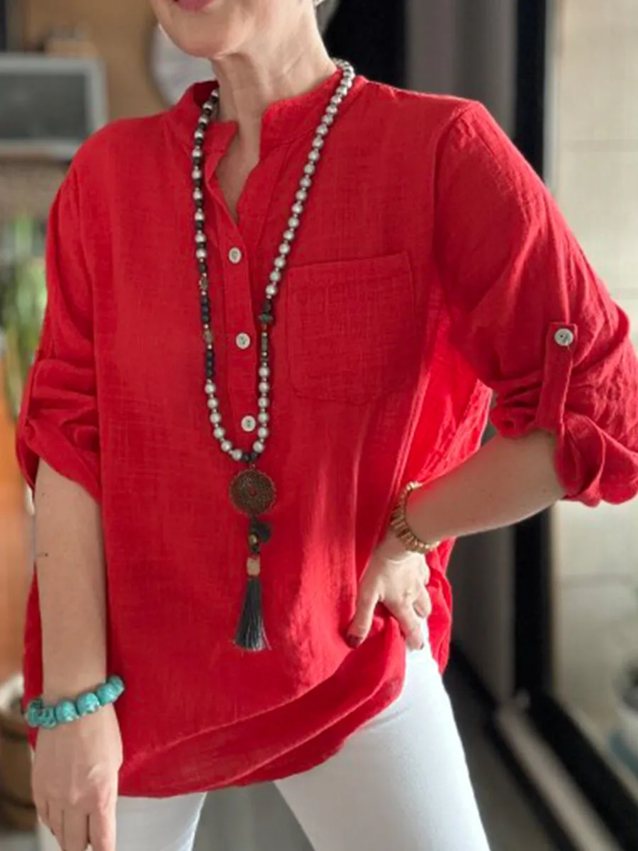Women's Casual Cotton Shirt