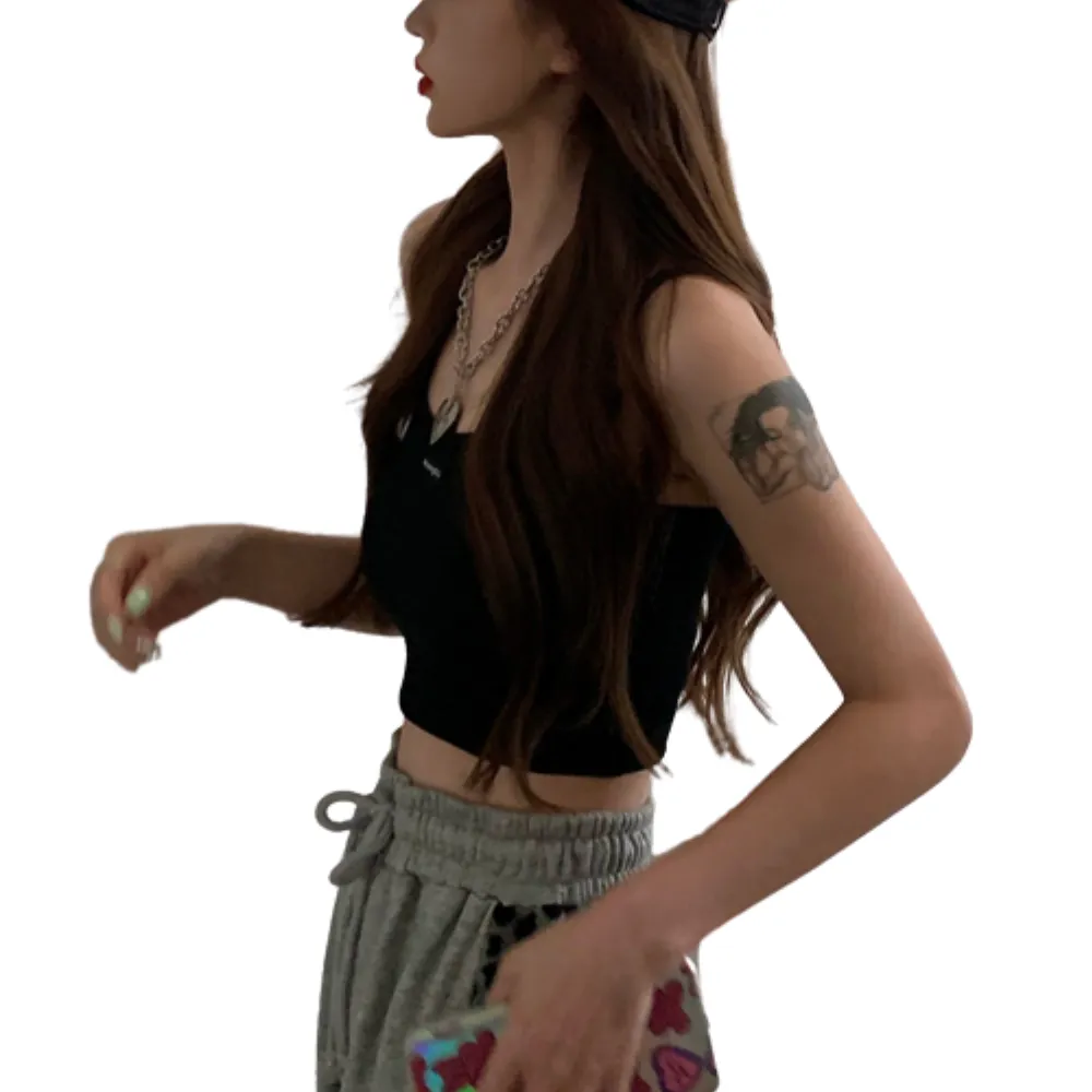 Women's Casual Cropped Cami Top