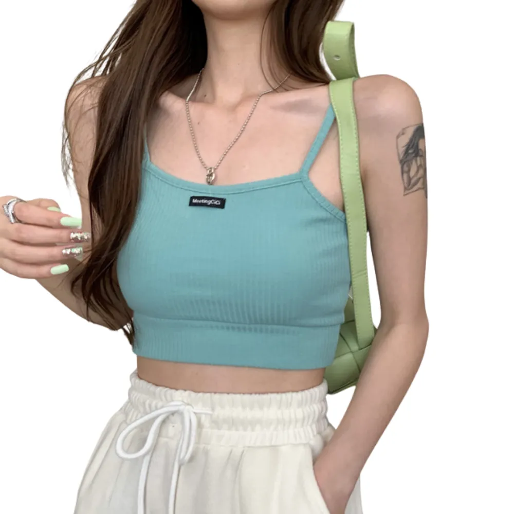 Women's Casual Cropped Cami Top
