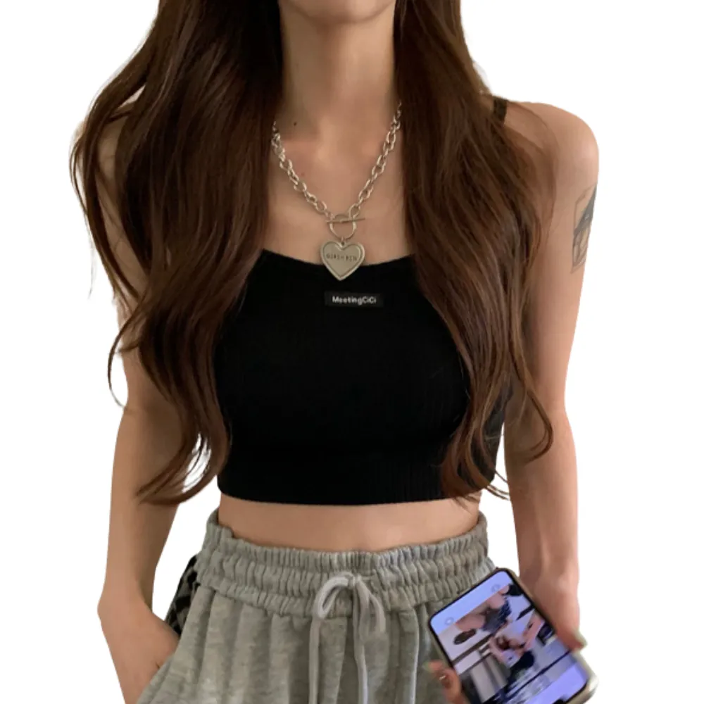 Women's Casual Cropped Cami Top