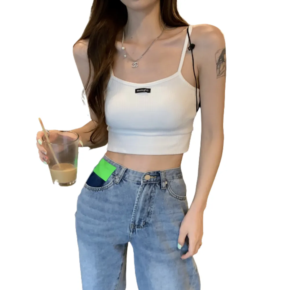 Women's Casual Cropped Cami Top