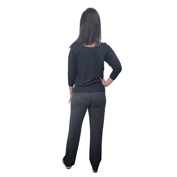 WOMEN'S CASUAL PANT BAMBOO MICRO BLACK