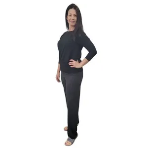 WOMEN'S CASUAL PANT BAMBOO MICRO BLACK