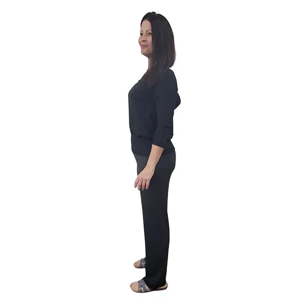 WOMEN'S CASUAL PANT BAMBOO MICRO BLACK