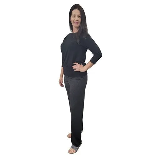 WOMEN'S CASUAL PANT BAMBOO MICRO BLACK