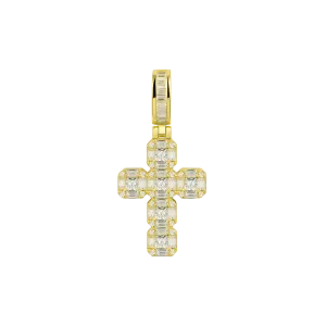 Women's Cluster Cross Pendant