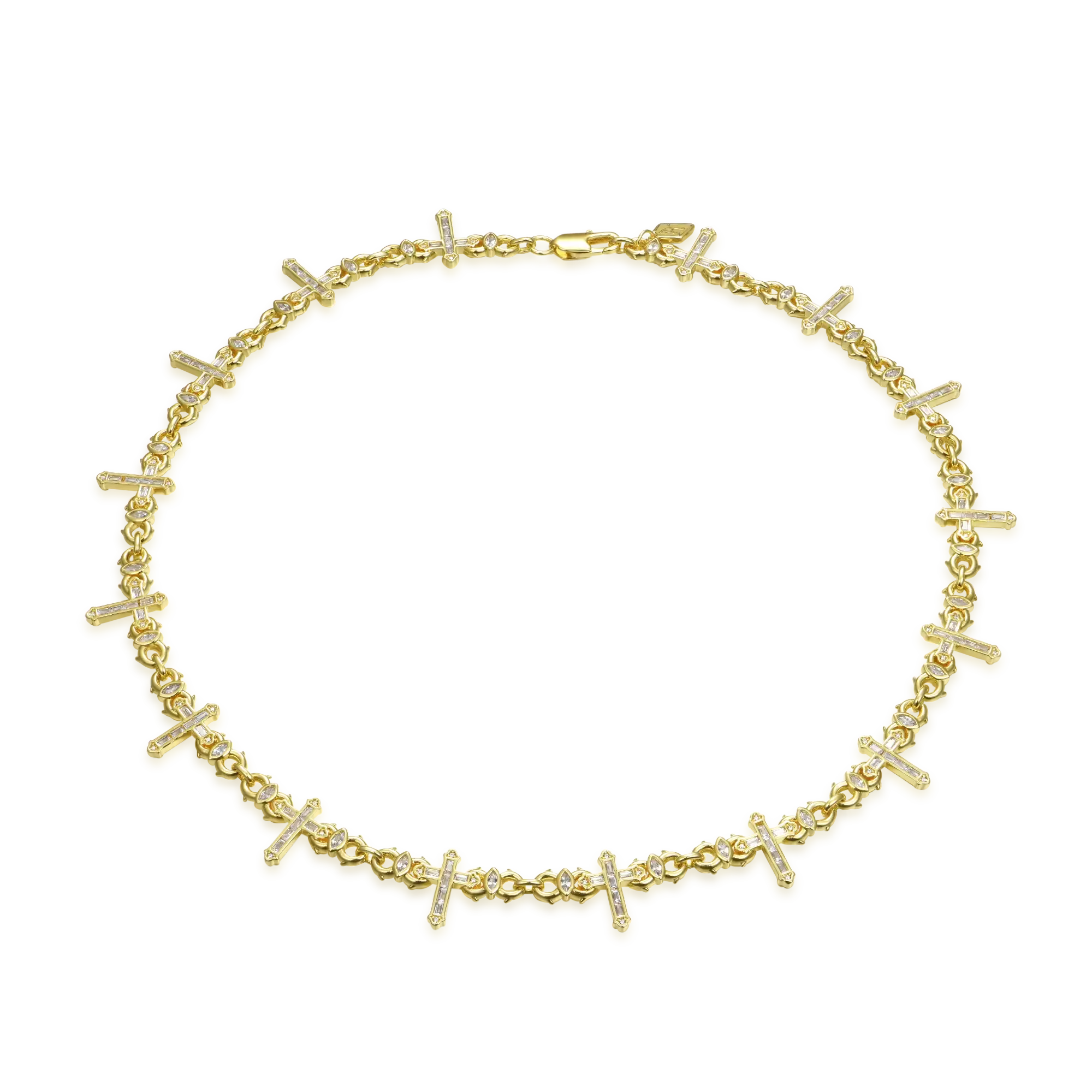 Women's Cross Of Thorns Infinity Chain - 6mm