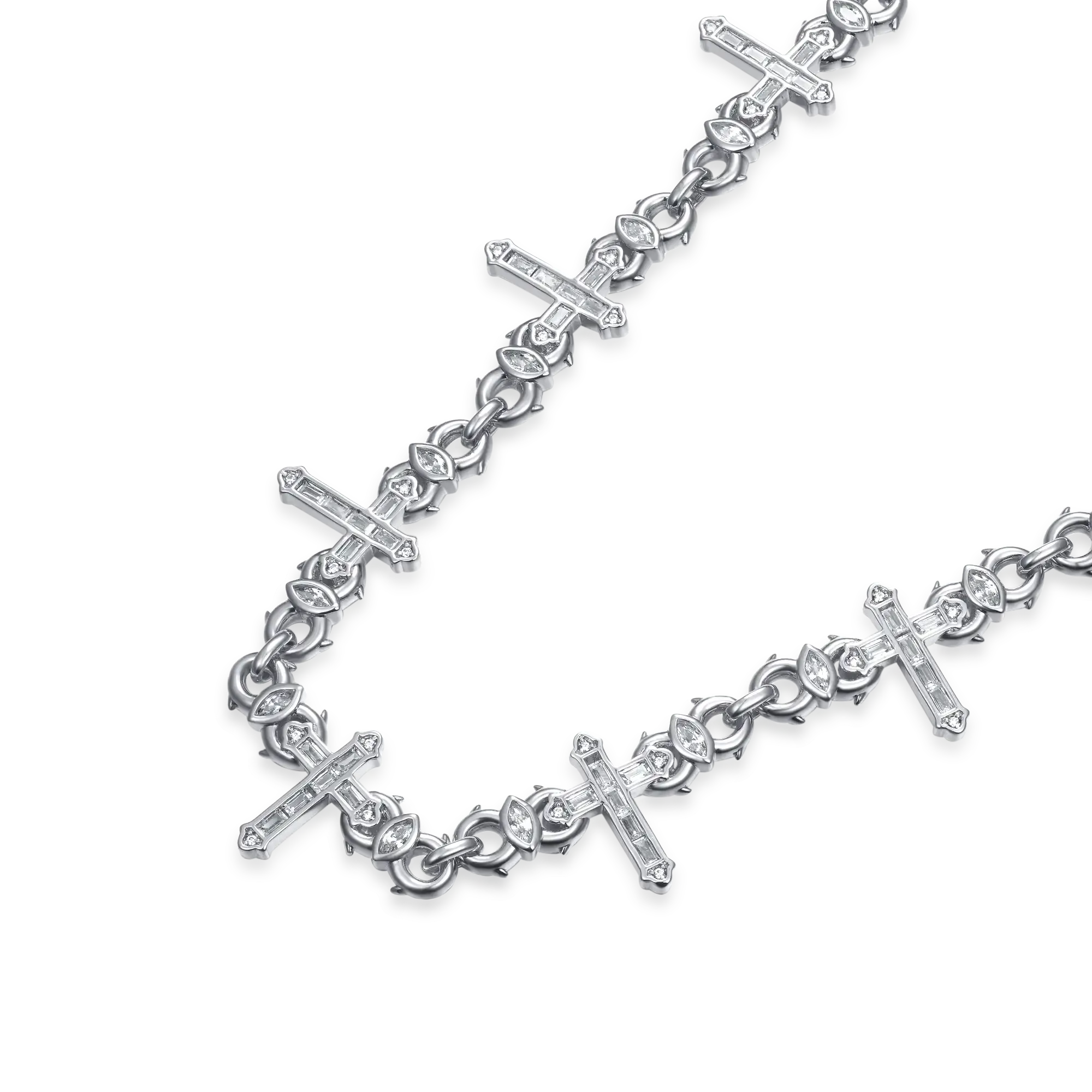Women's Cross Of Thorns Infinity Chain - 6mm