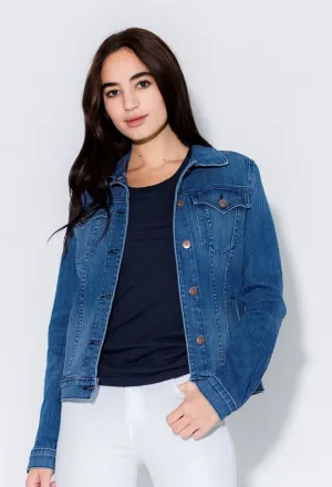 Women's Denim Trucker Jacket 901
