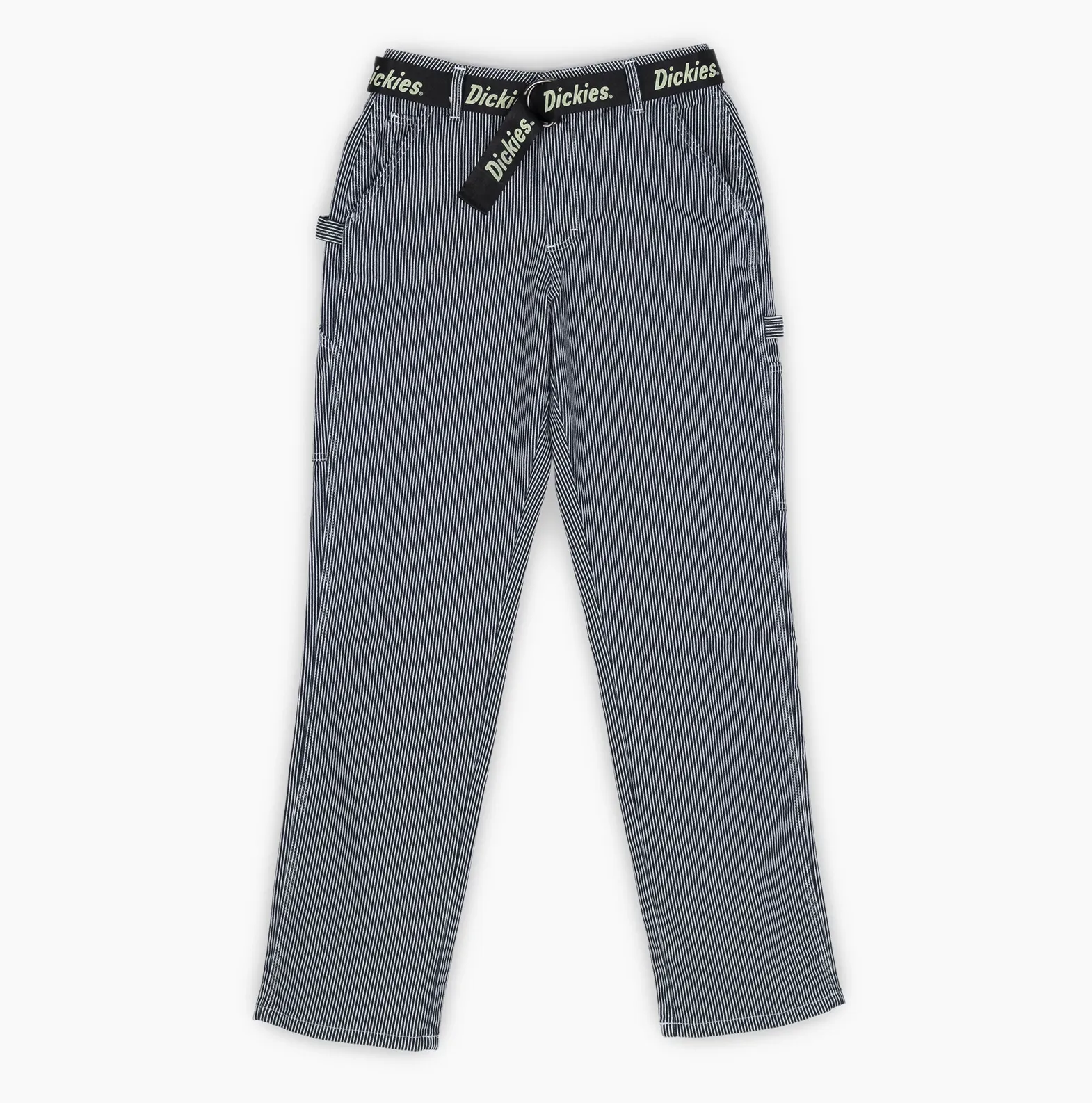Women's Dickies Relaxed Fit High Waisted Cargo Pant FPR51 - Hickory Stripe Navy