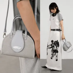 Women's Dynamic Geometric Half Round Satchel