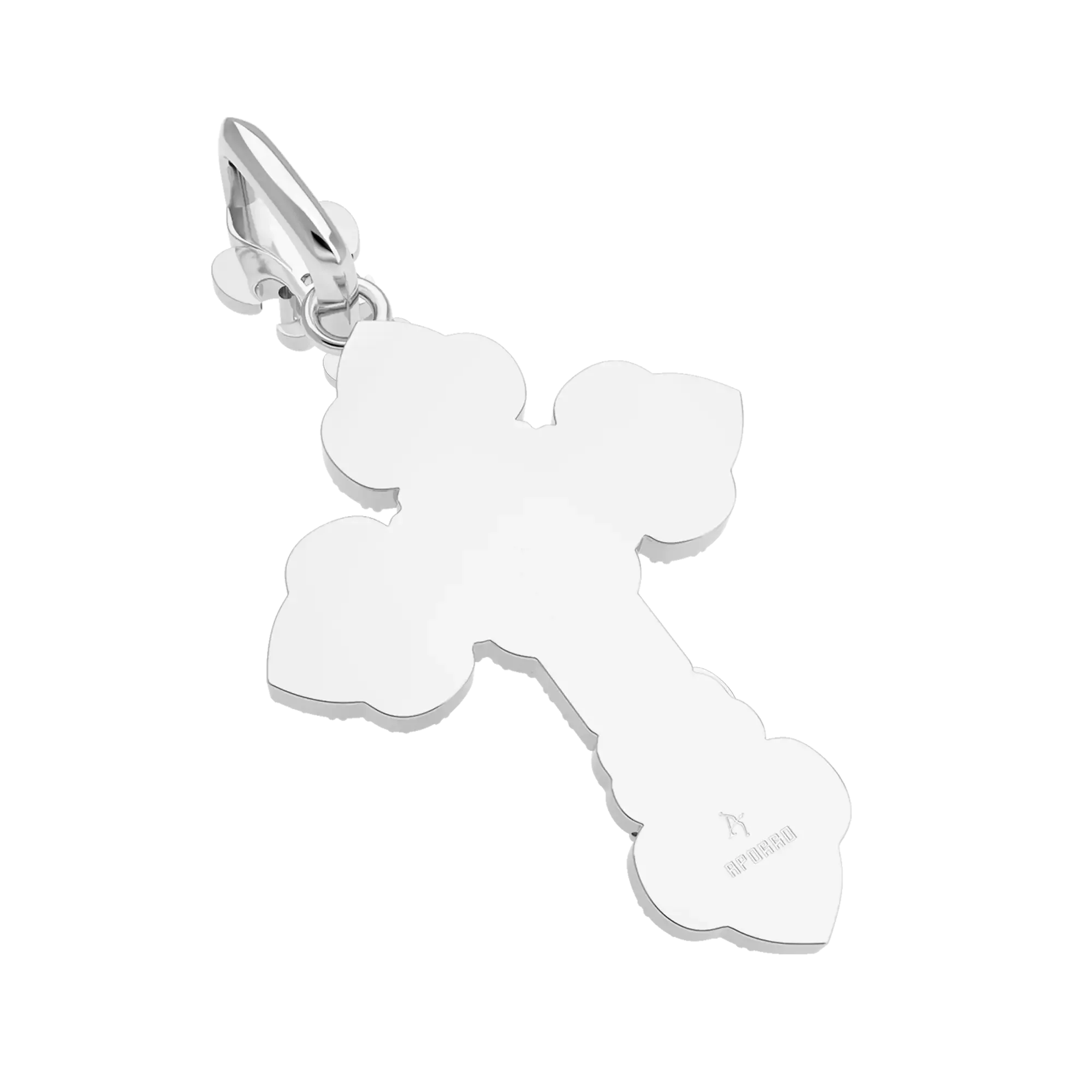 Women's Fleur De Lis Clustered Cross Pendant
