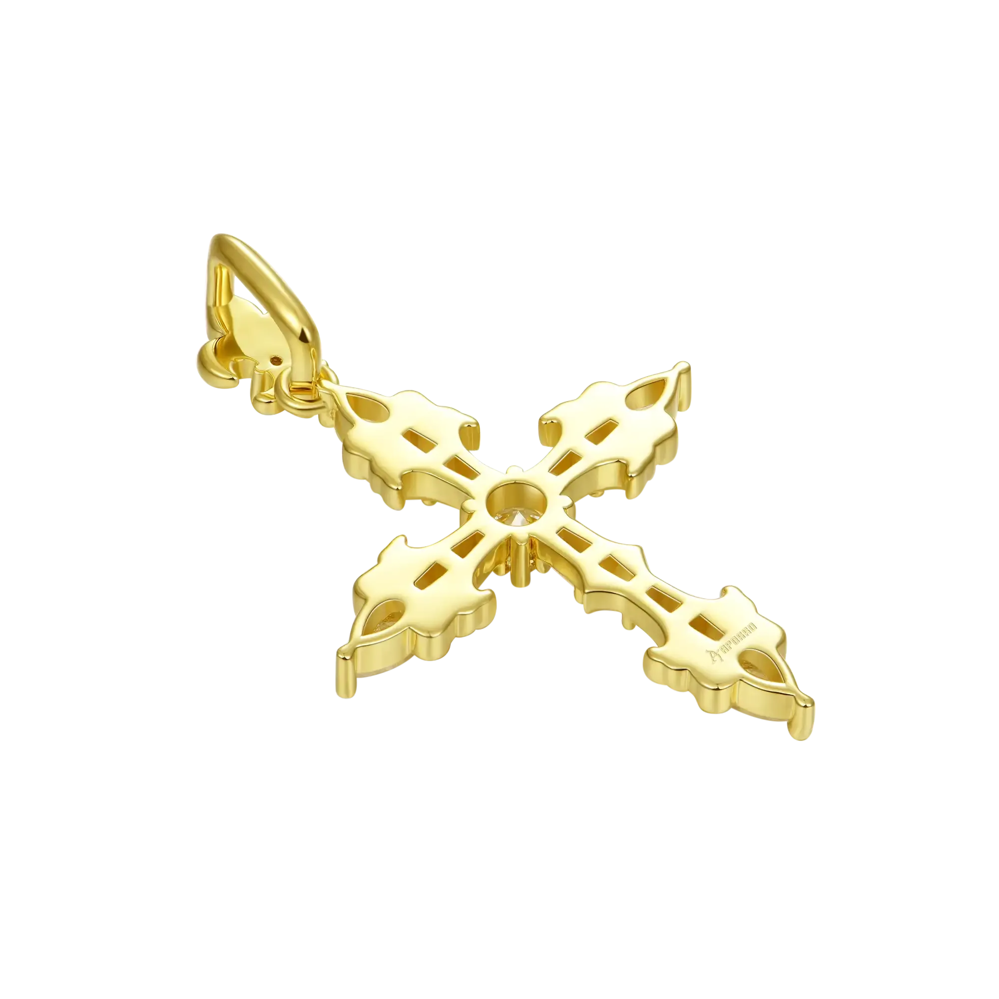 Women's Fleur De Lis Cross Pendant
