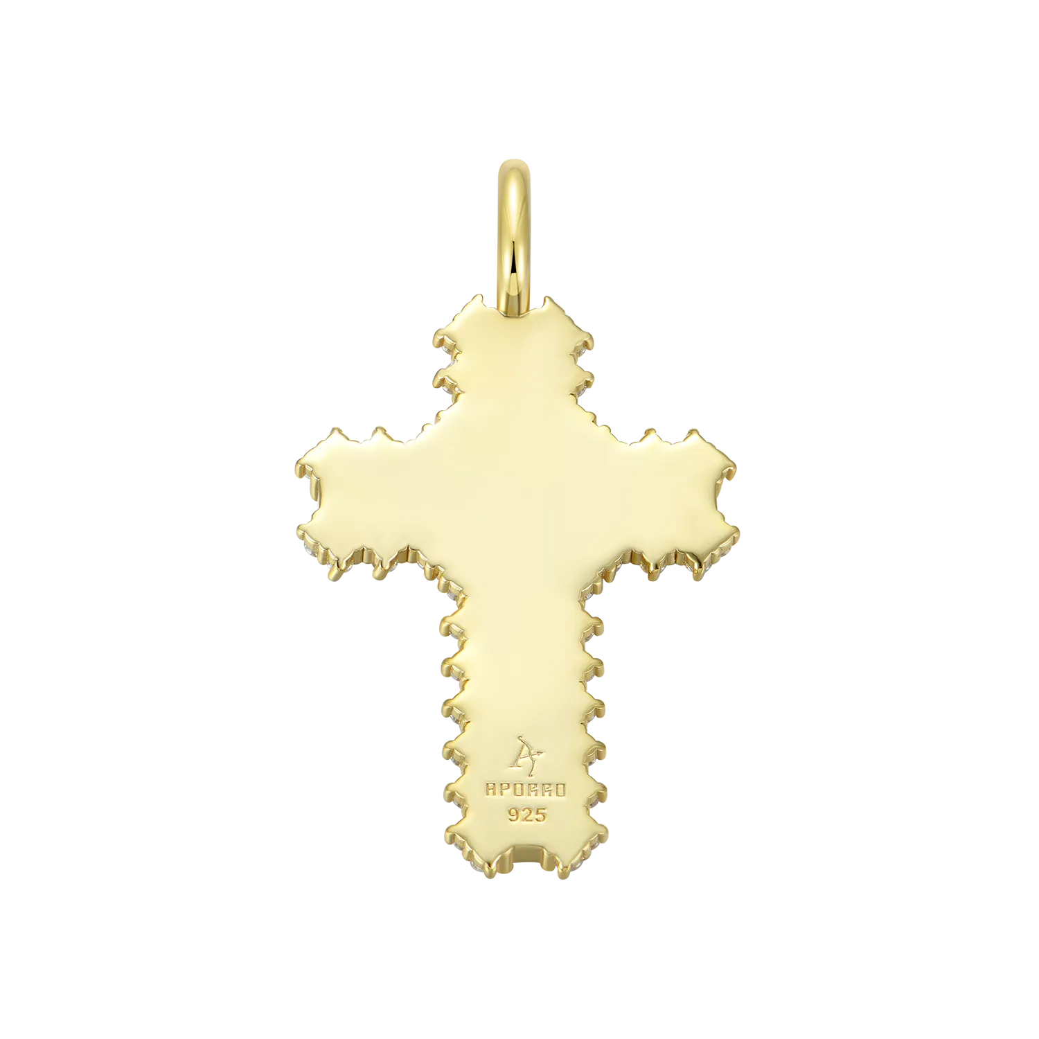 Women's Flooded Cross Pendant
