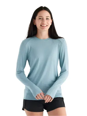 WOMEN'S FREE FLY BAMBOO SHADE LONG SLEEVE II | OCEAN MIST