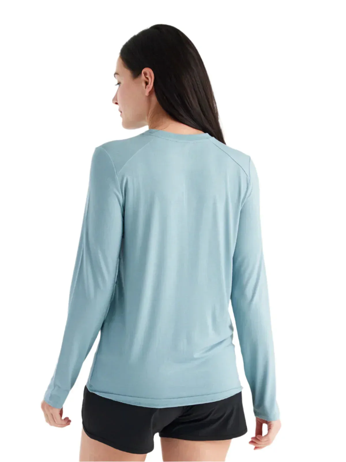 WOMEN'S FREE FLY BAMBOO SHADE LONG SLEEVE II | OCEAN MIST