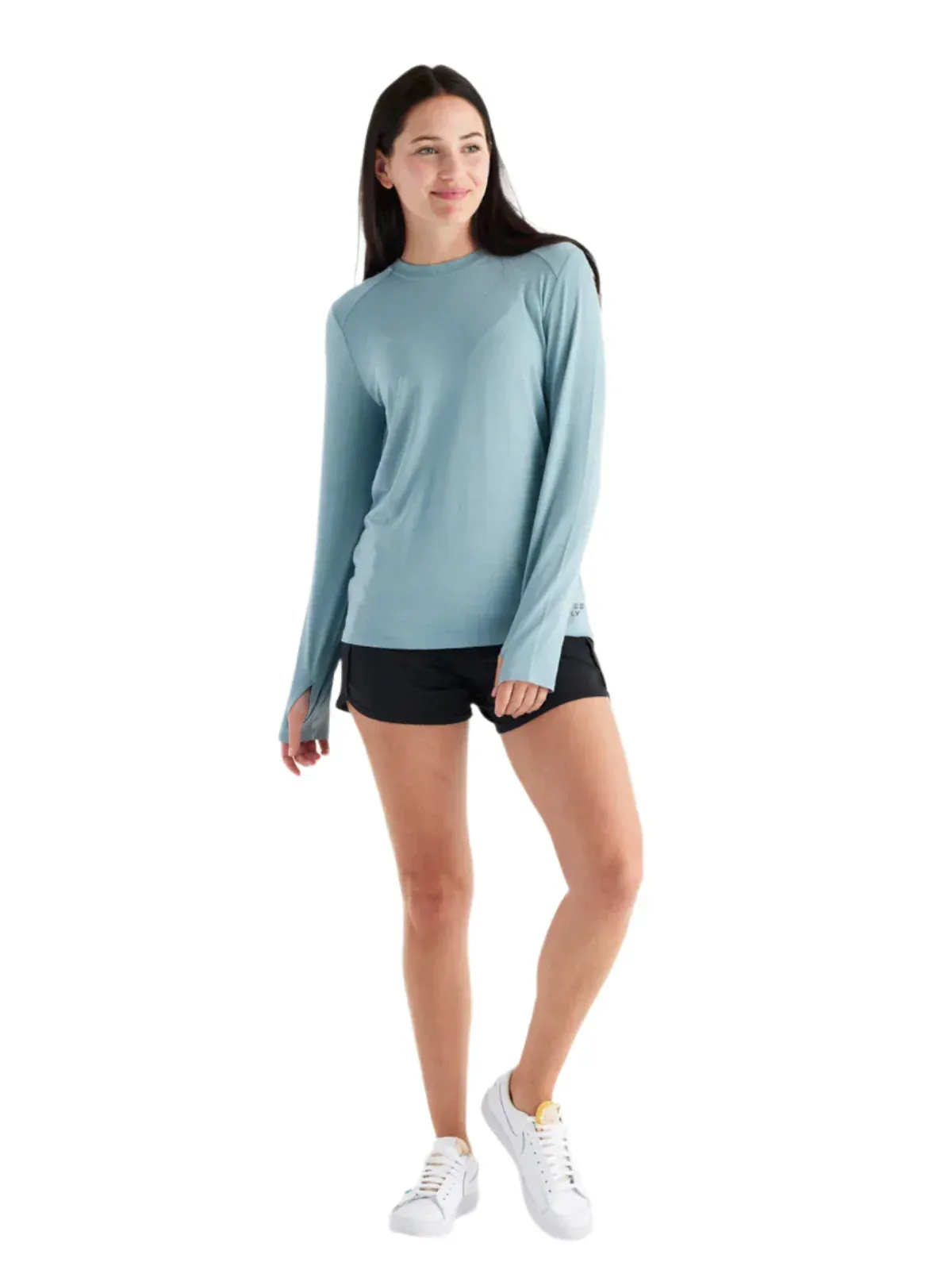 WOMEN'S FREE FLY BAMBOO SHADE LONG SLEEVE II | OCEAN MIST