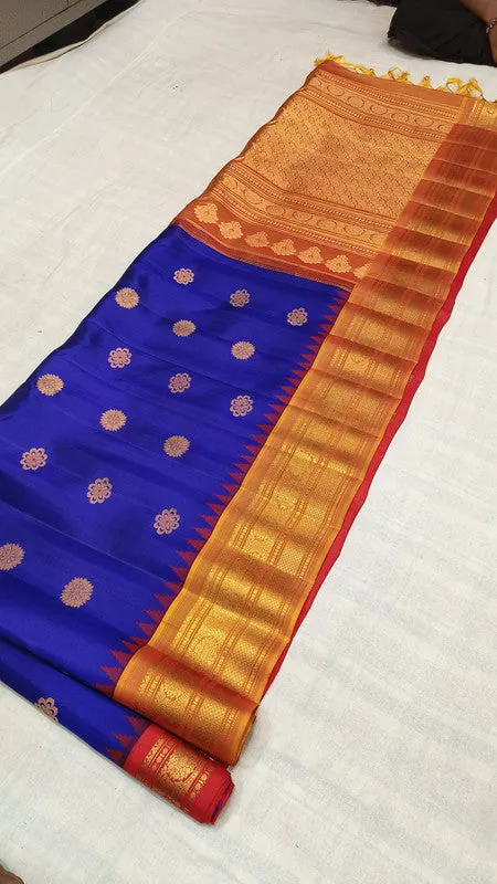 Women's Gadwal Handloom Pure Silk Saree