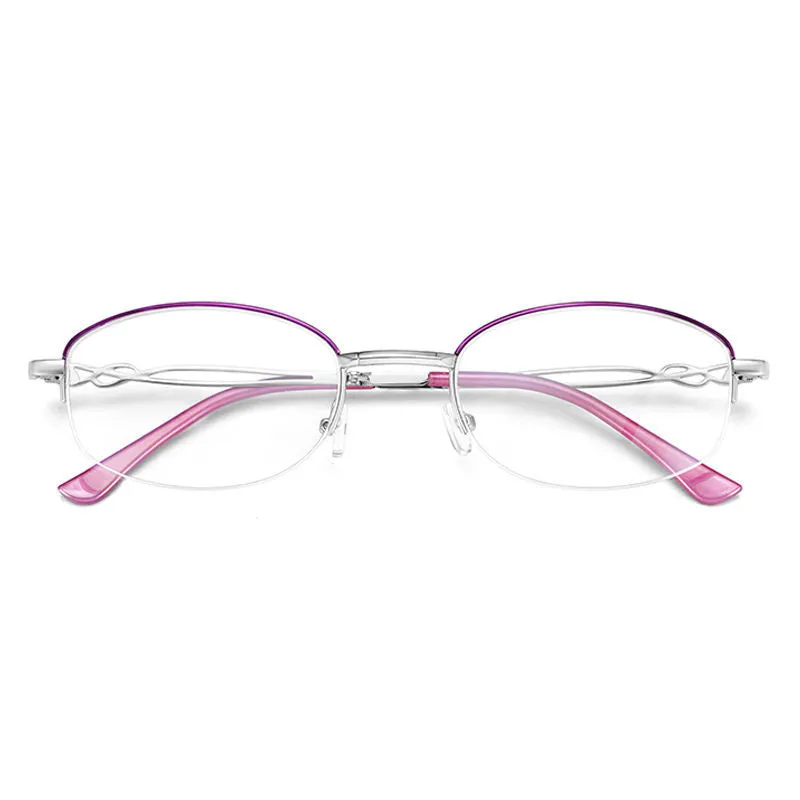 WOMEN'S HALF-FRAME FOLDING GLASSES