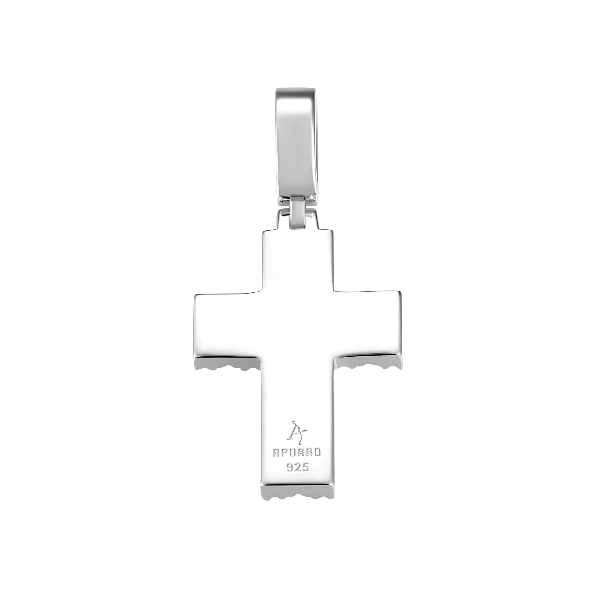 Women's Halo Cross Pendant - Princess Cut
