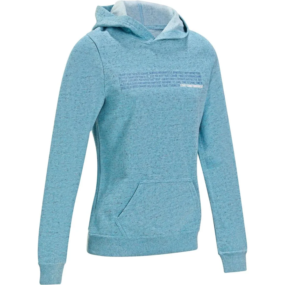 Women's Hooded Gym & Pilates Jacket - Turquoise