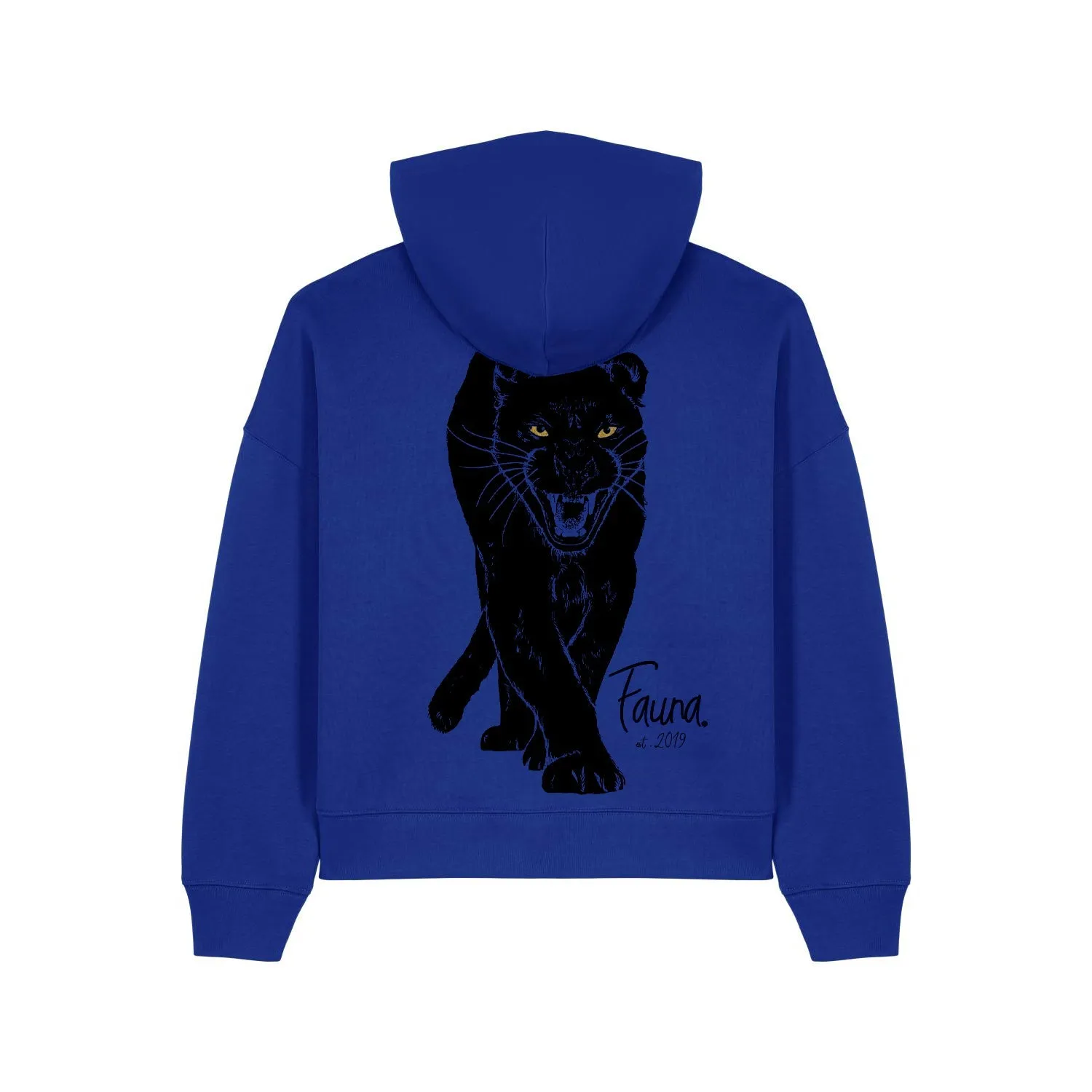 Women's Hoodie | Panther on Blue