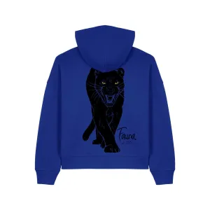 Women's Hoodie | Panther on Blue