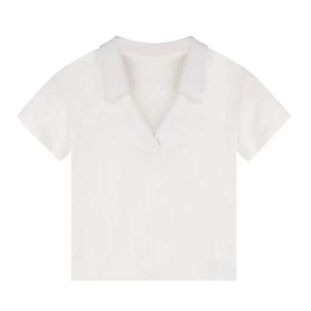 Women's Hot Girl Slim Fit Polo T-Shirt