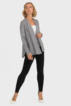 Women's Joseph Ribkoff | Medium Weight Flowing Cover Up | Grey
