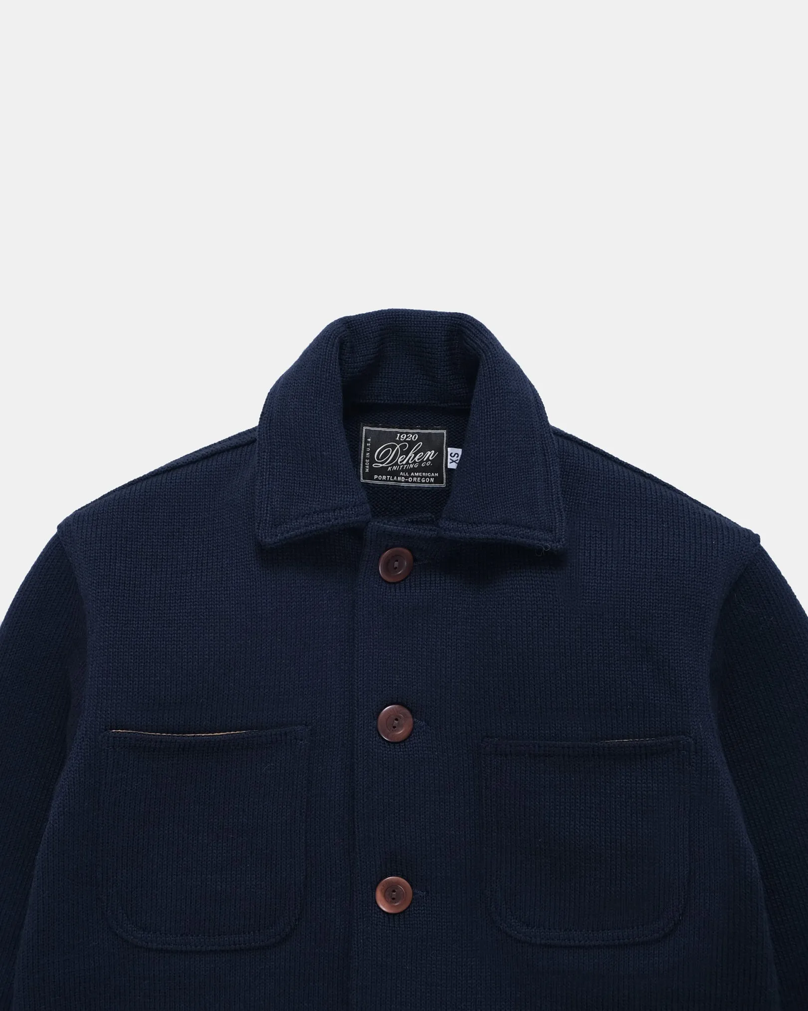 Women's Knit Work Coat - Dark Navy
