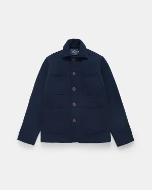 Women's Knit Work Coat - Dark Navy