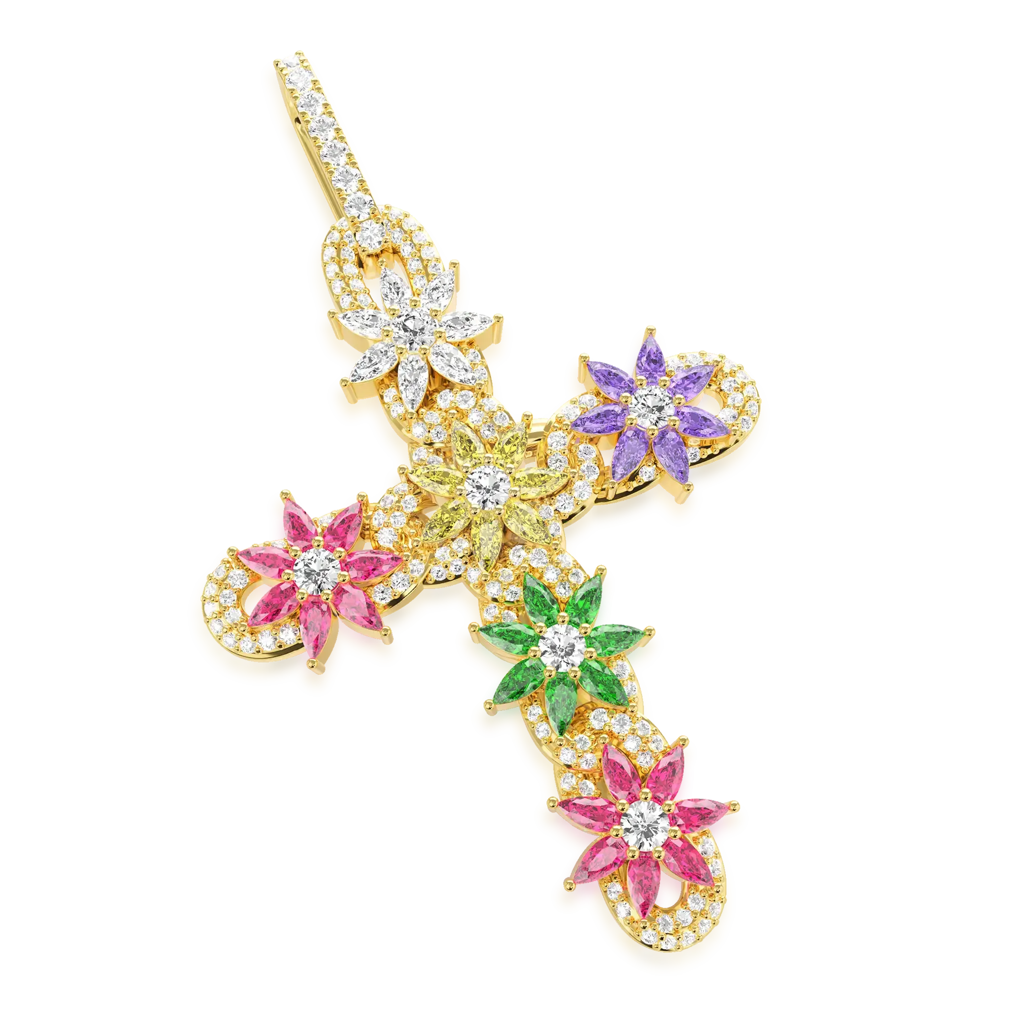 Women's Lily Infinity Cross Pendant