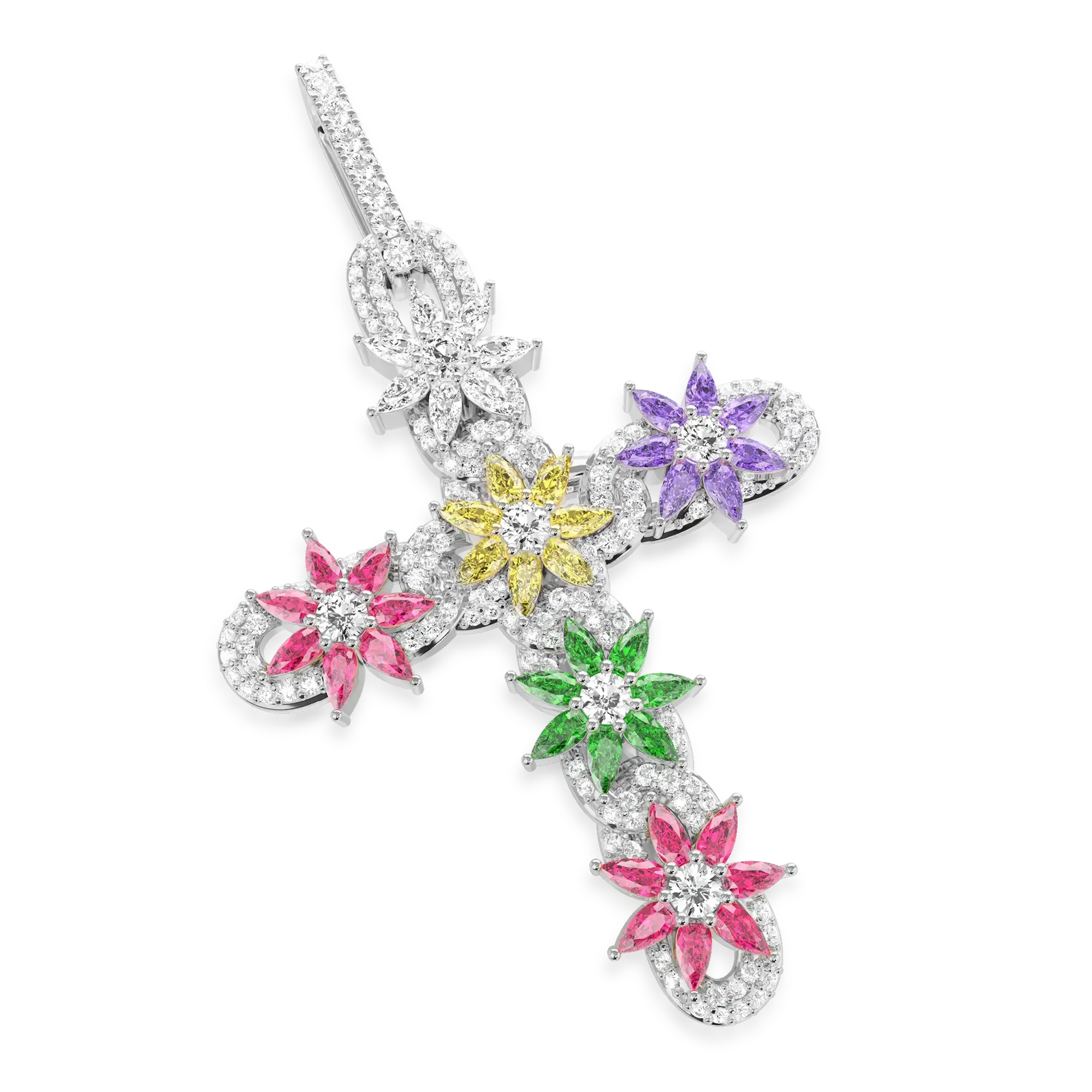 Women's Lily Infinity Cross Pendant