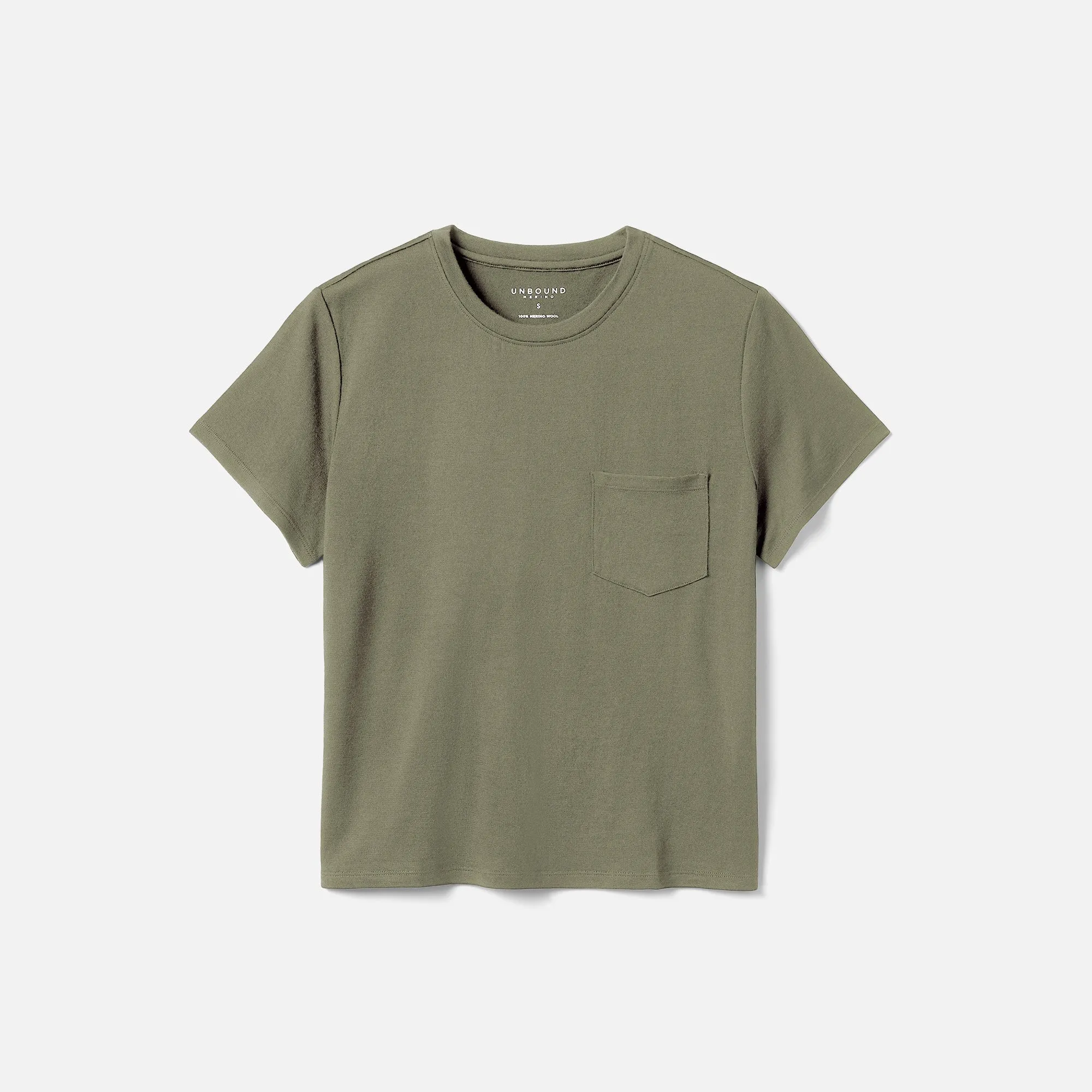 Women's Merino Boxy Pocket Tee