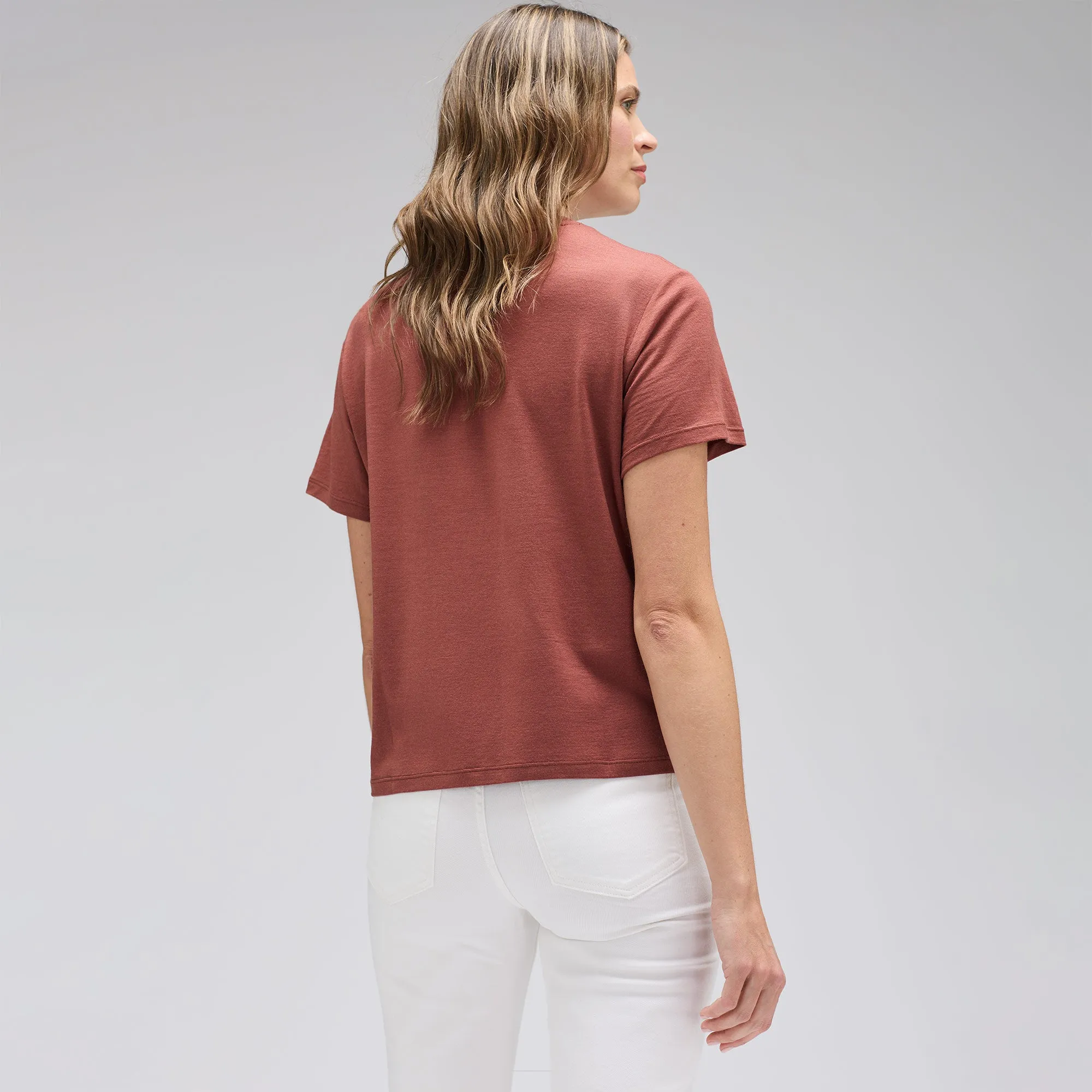 Women's Merino Boxy Pocket Tee