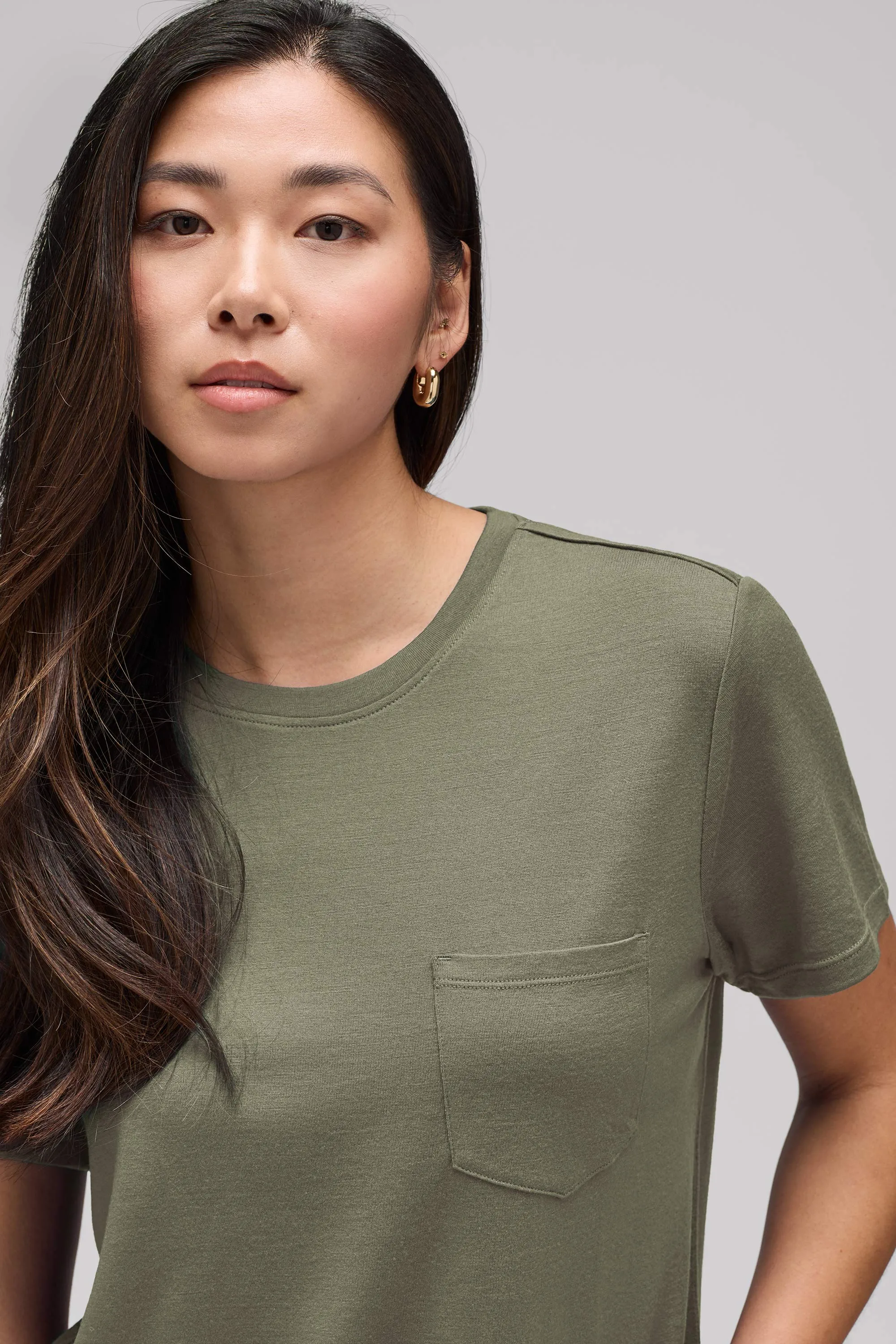 Women's Merino Boxy Pocket Tee