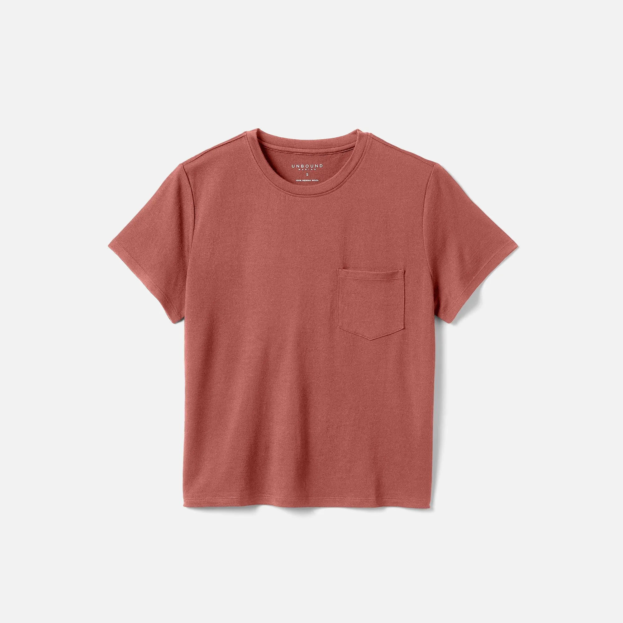 Women's Merino Boxy Pocket Tee