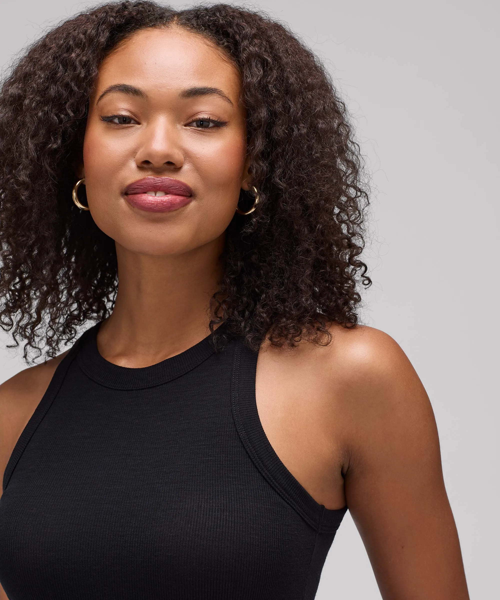 Women's Merino Ribbed Racer Tank