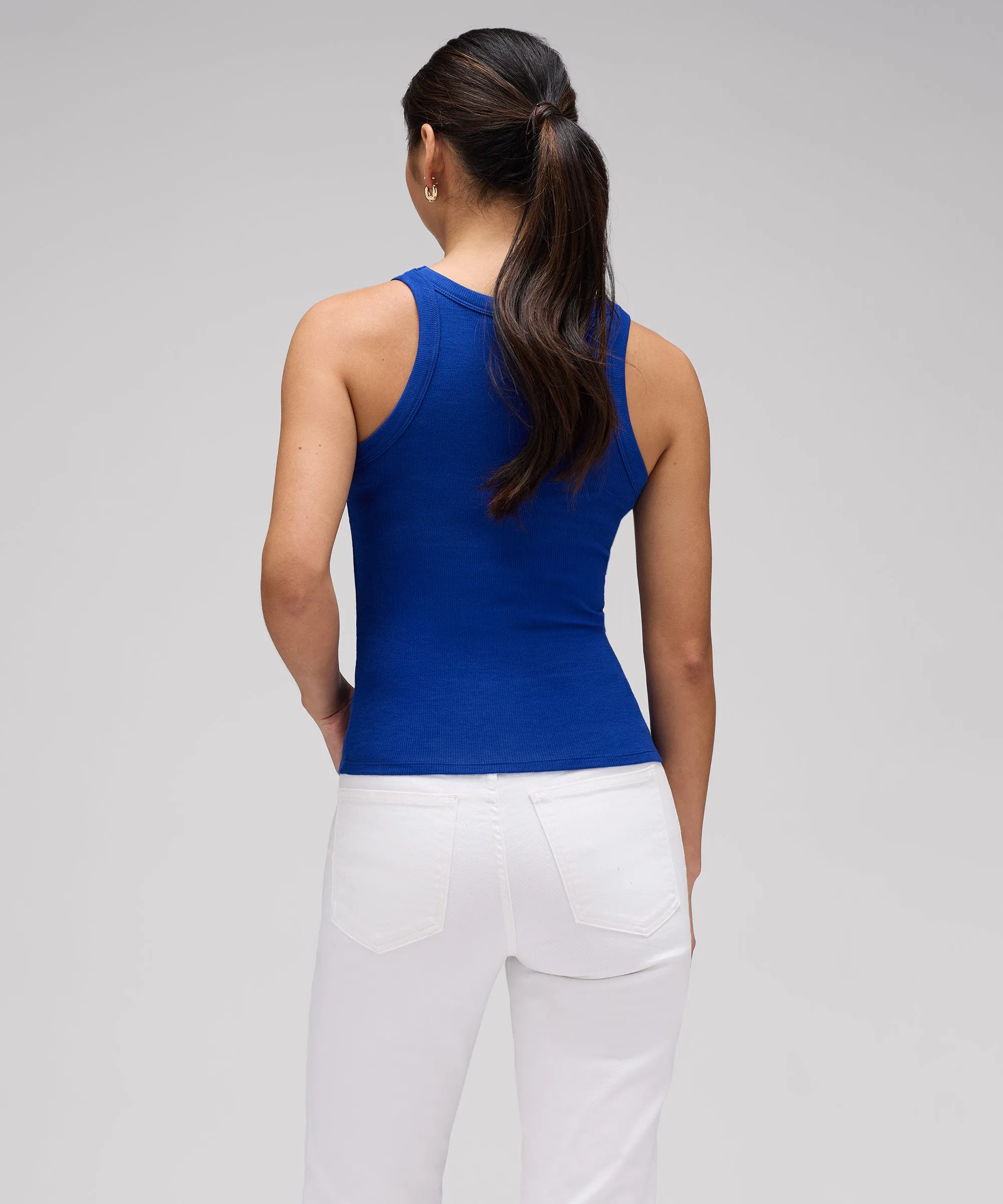 Women's Merino Ribbed Racer Tank