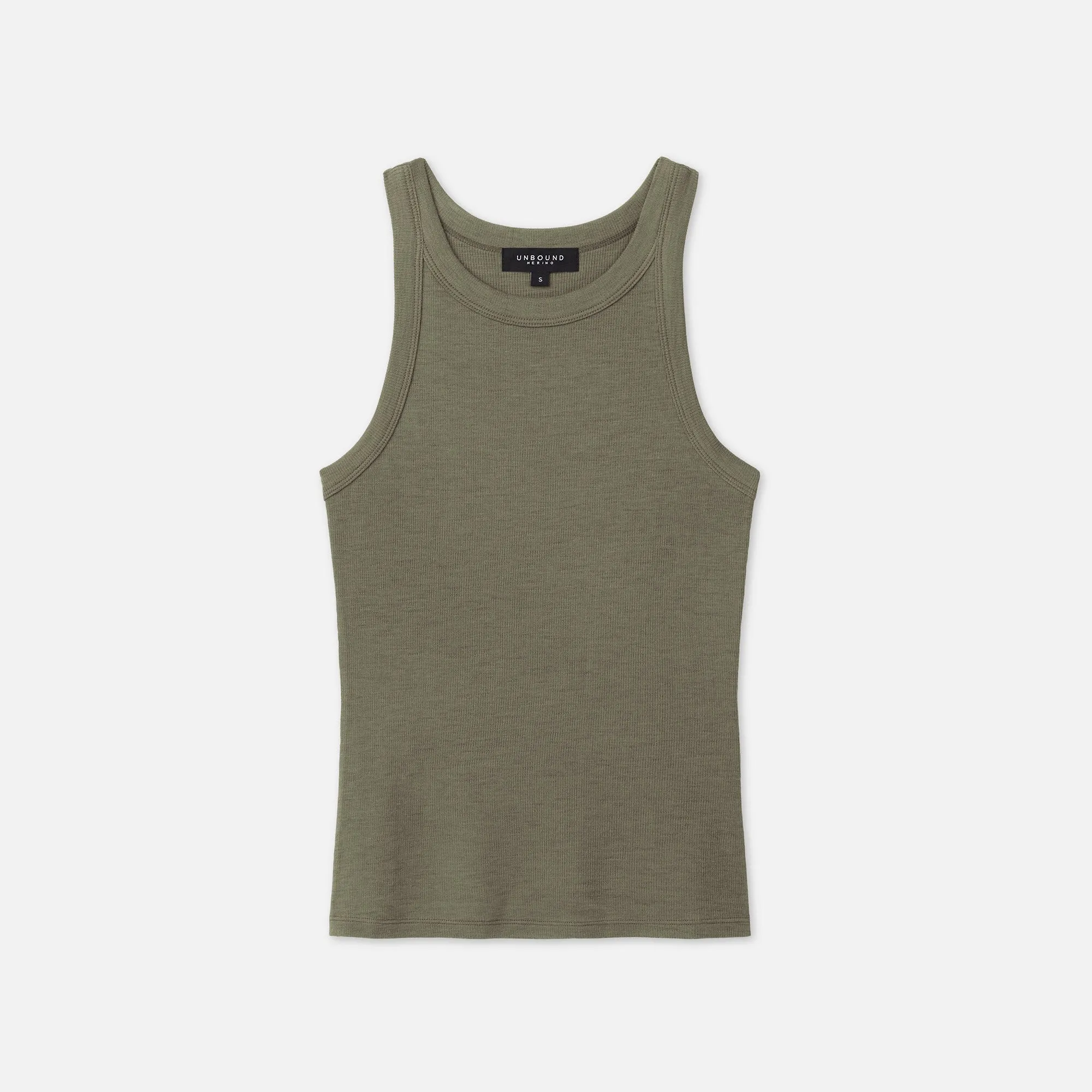 Women's Merino Ribbed Racer Tank