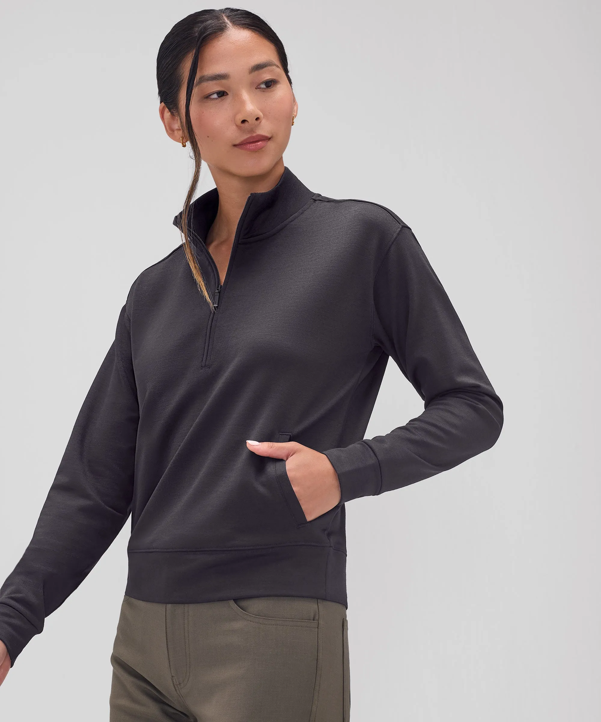 Women's Merino Transit Quarter Zip