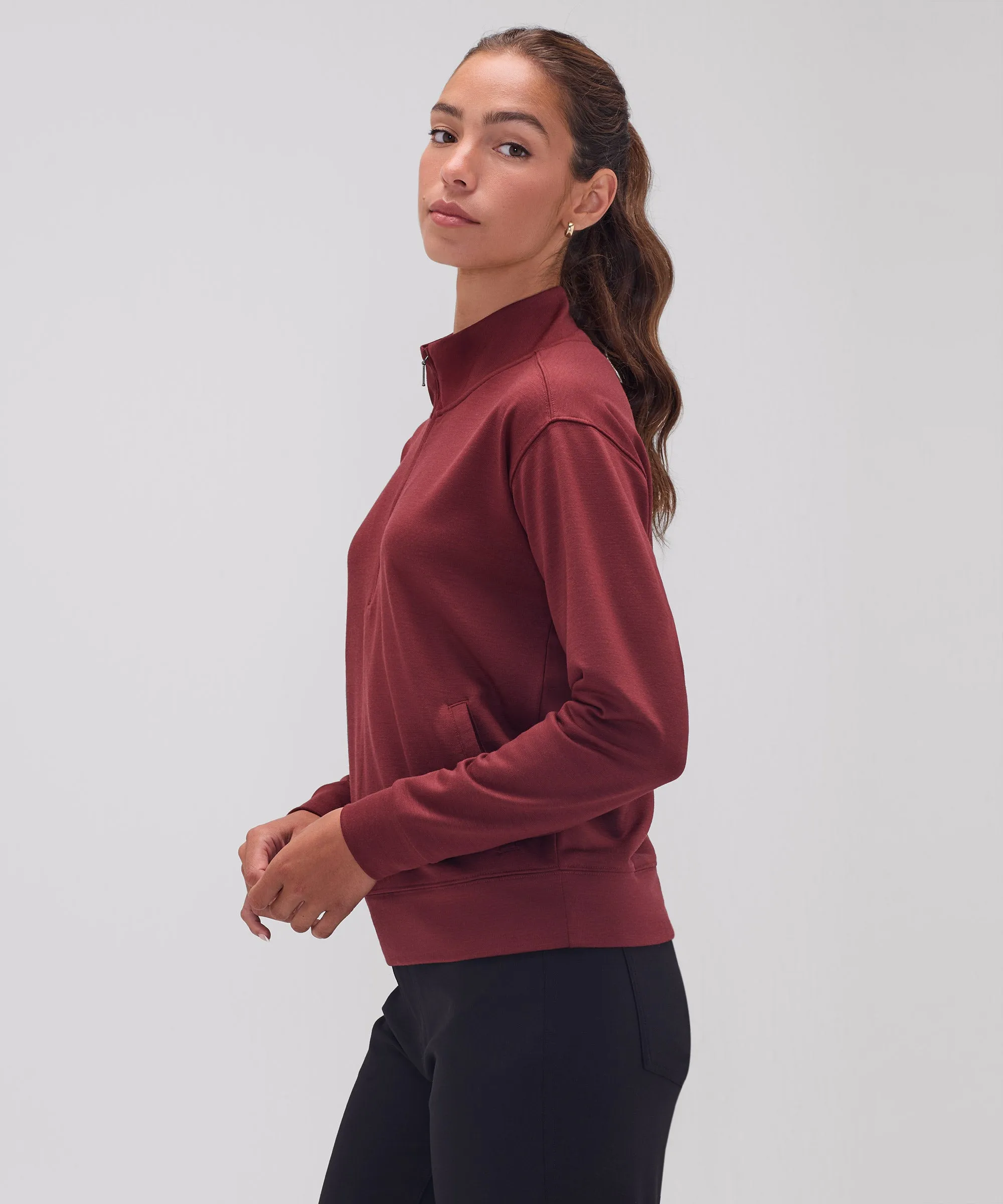 Women's Merino Transit Quarter Zip