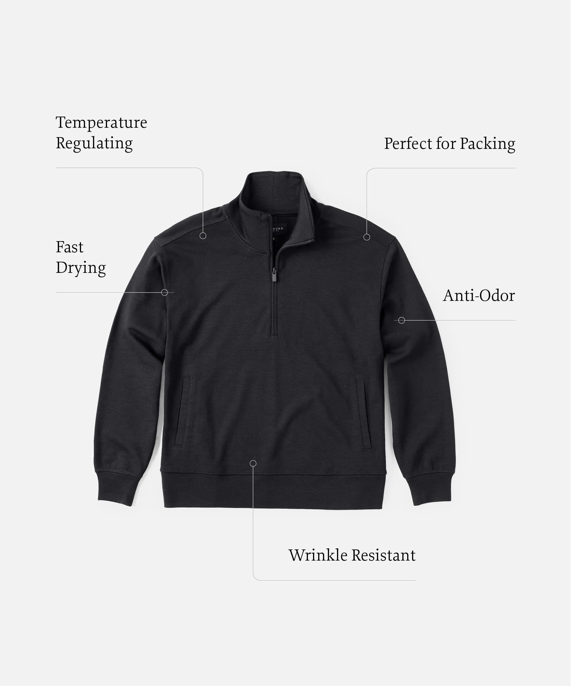 Women's Merino Transit Quarter Zip