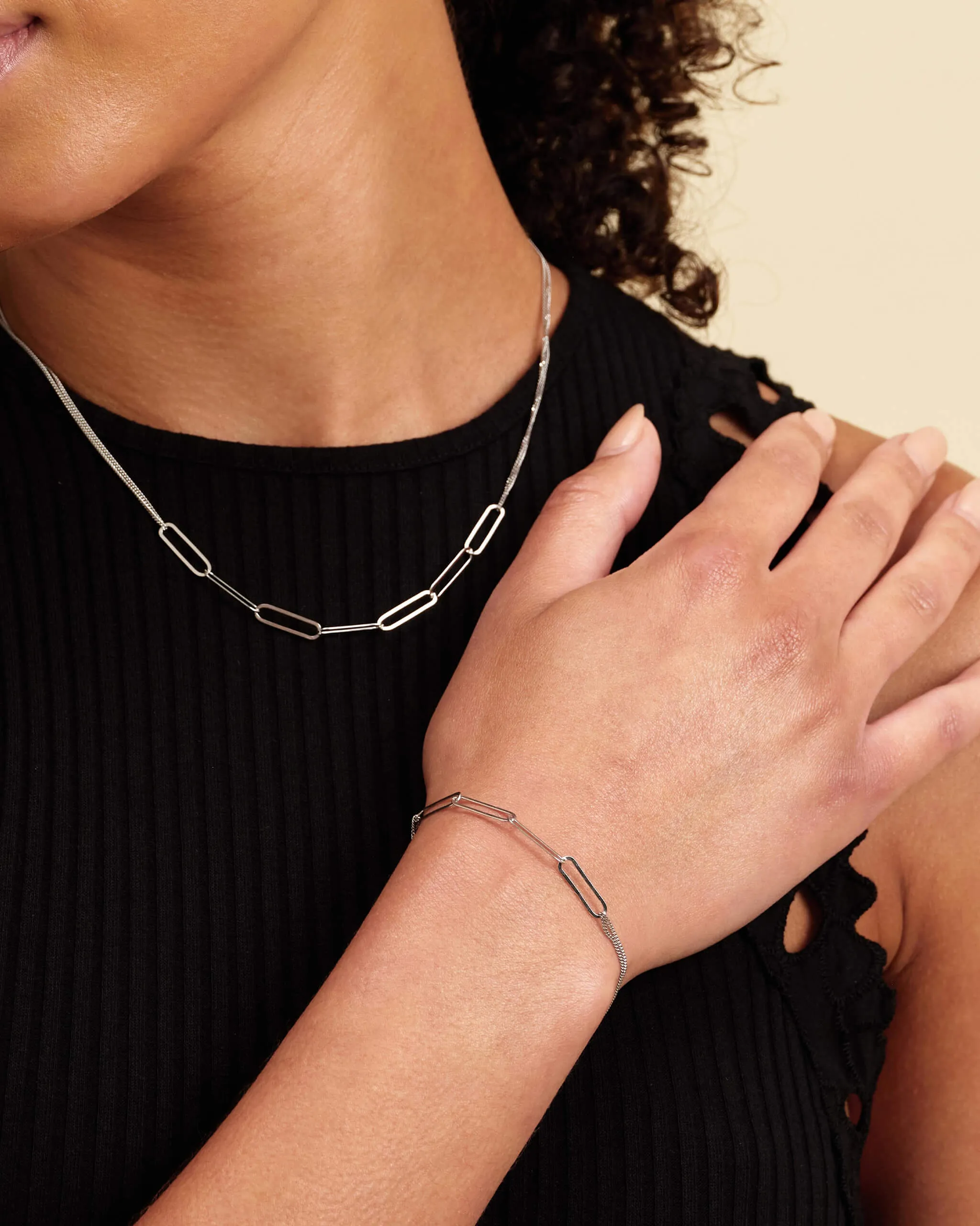 Women's Multi Link Chain Bracelet - 1mm