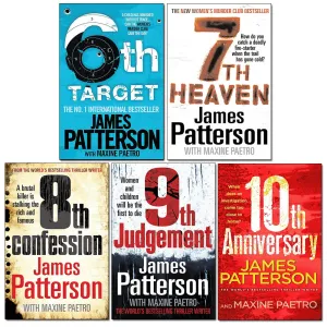 Women’s Murder Club Series 6-10 Collection 5 Books Bundle Set By James Patterson