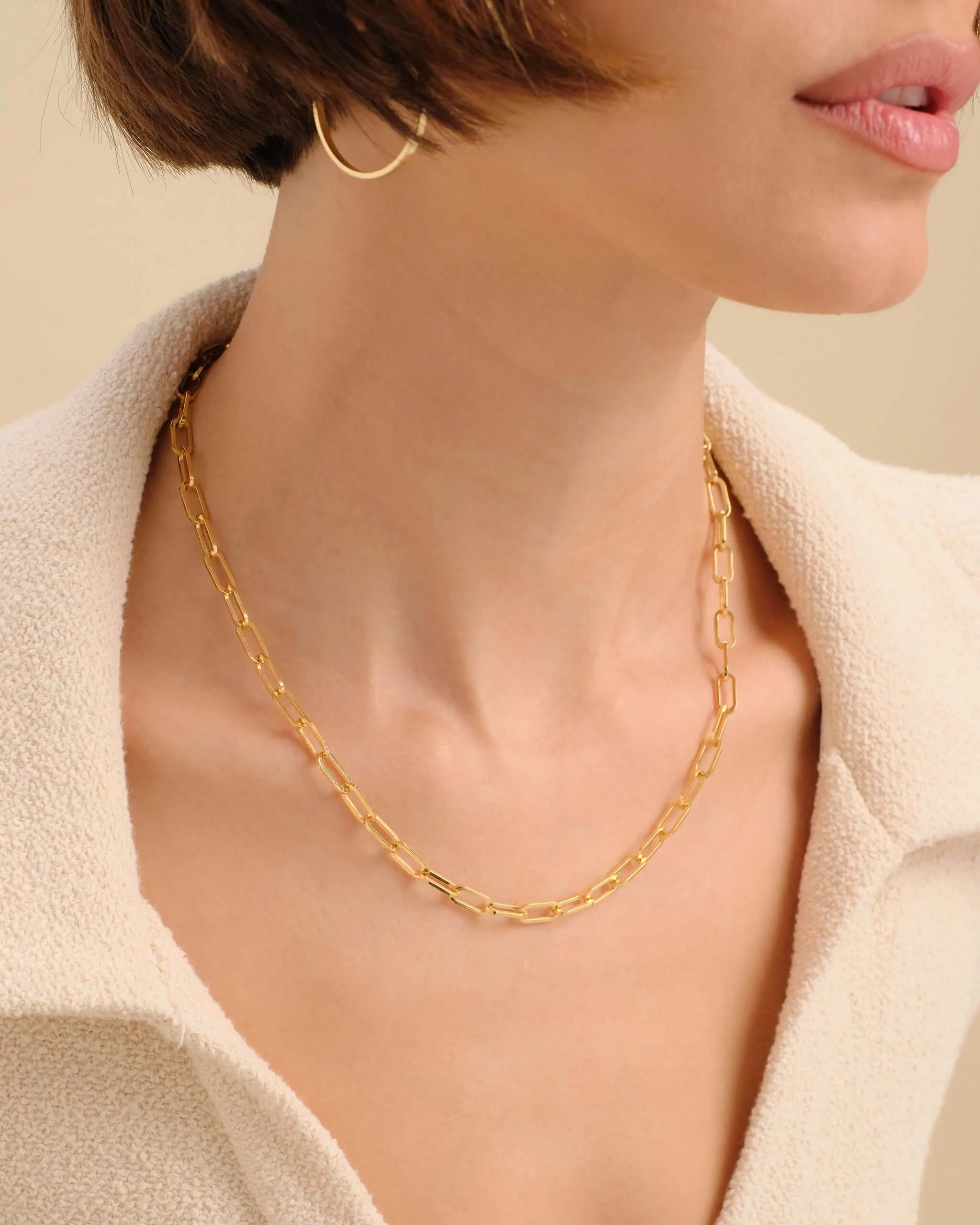 Women's Paperclip Chain - 5mm