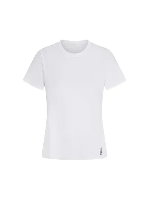 WOMEN'S PB5-STAR VENTED COURT TEE | WHITE