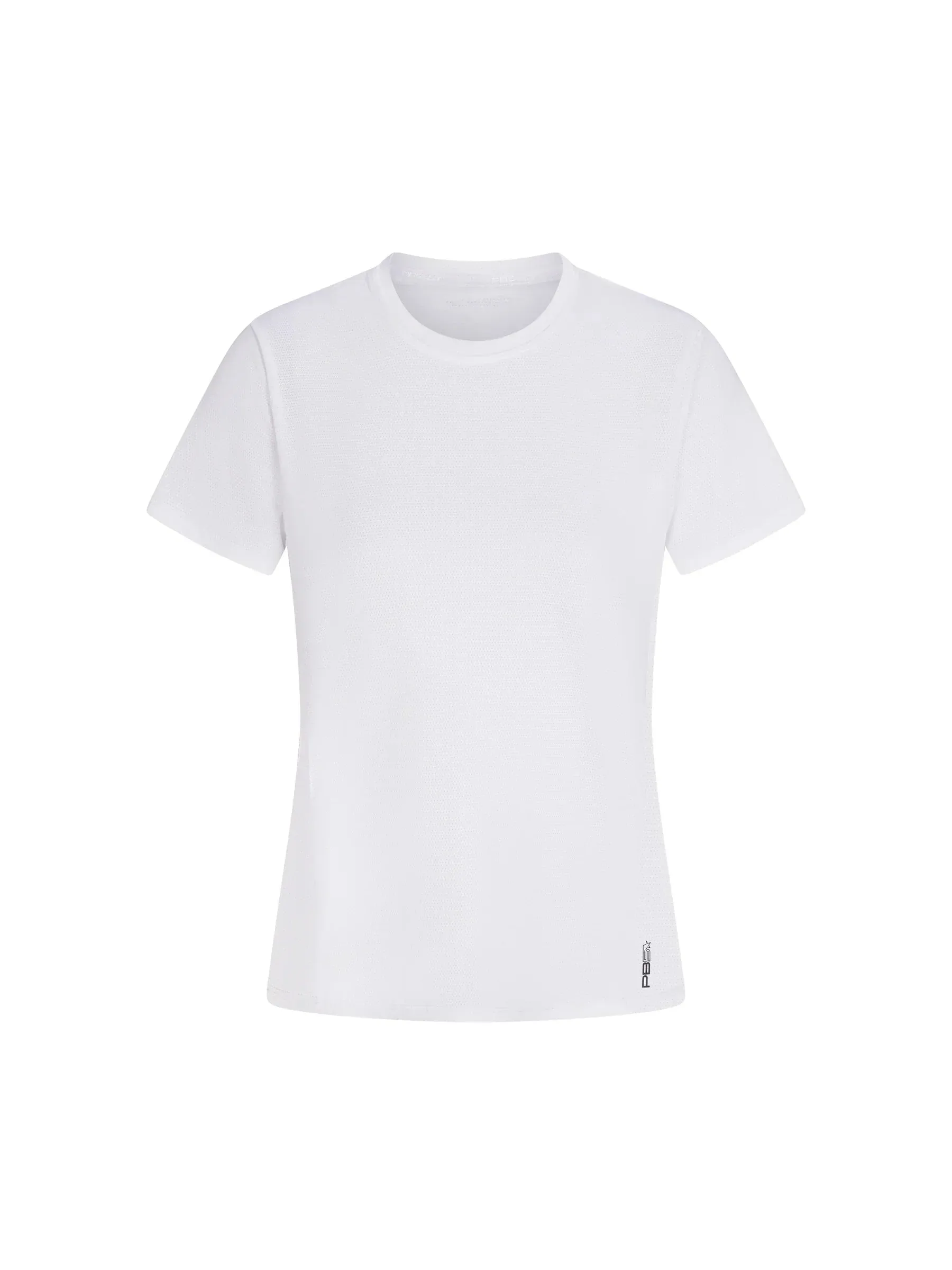WOMEN'S PB5-STAR VENTED COURT TEE | WHITE