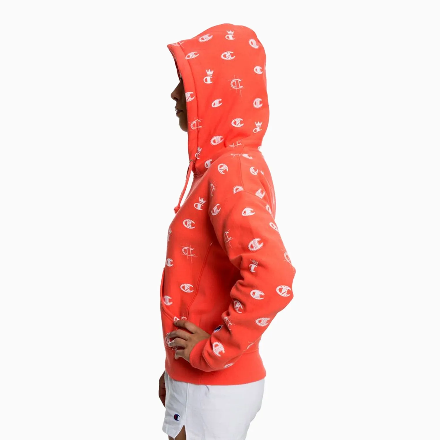 Women's Reverse Weave Pull Over Hoodie