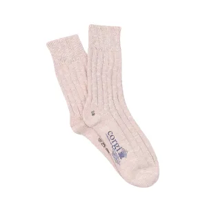 Women's Rib Pure Cotton Marl Socks